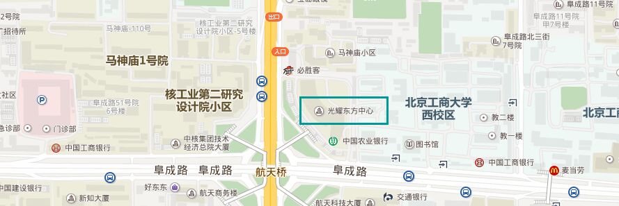 光耀东方中心地图